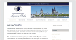 Desktop Screenshot of lyceumclub-koeln.de